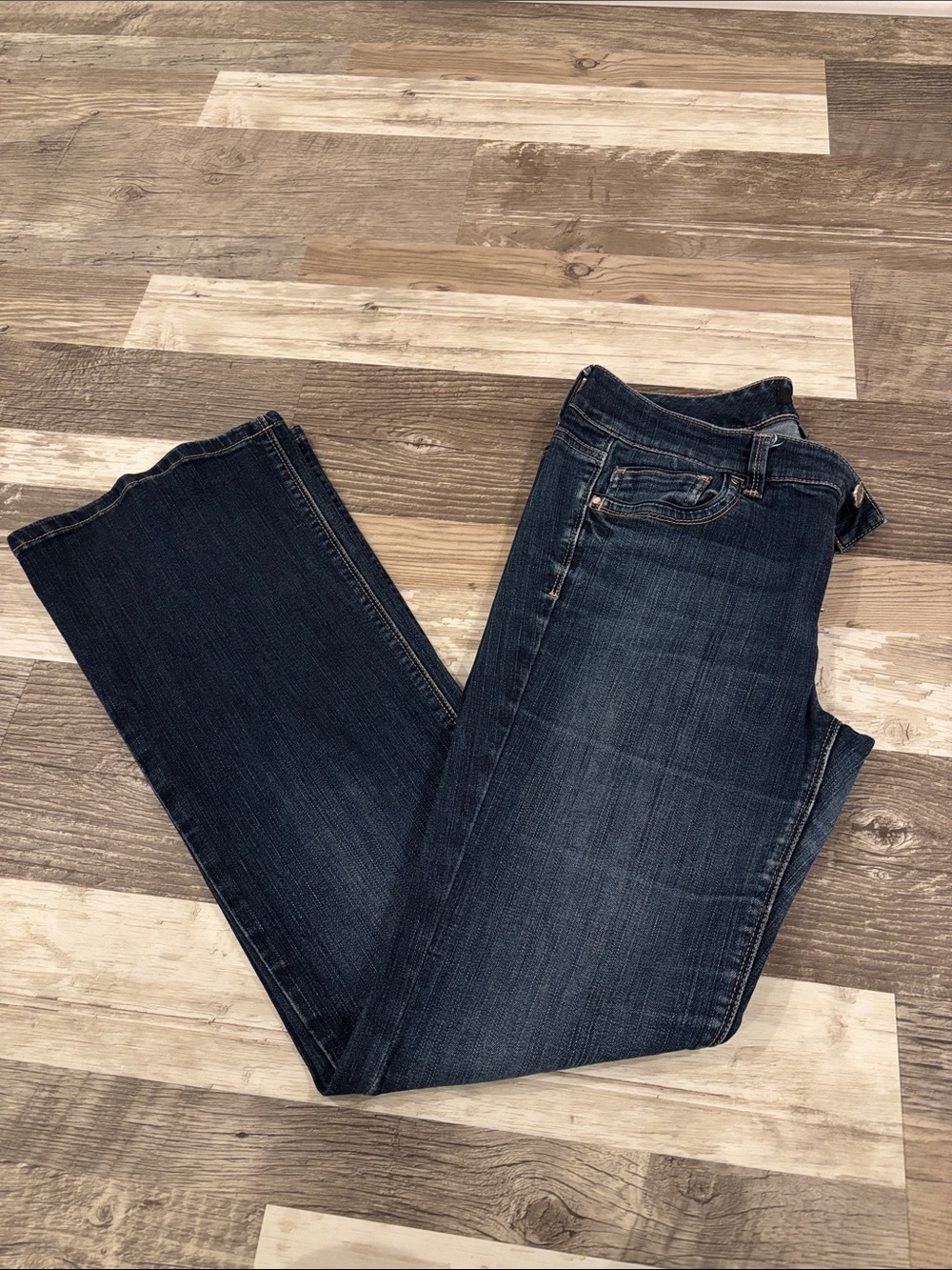 Y2K Dark Blue Women's Bootcut Jeans - Classic Denim